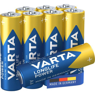 Load image into Gallery viewer, Varta batterij aa 4+4 alkaline longlife power | 20 stuks
