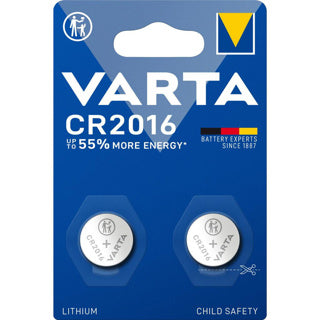 Varta batterijen cr2016 2 stuks knoopcel | 10 stuks