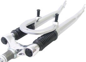 suspension fork 28 inch hybrid 1 inch silver