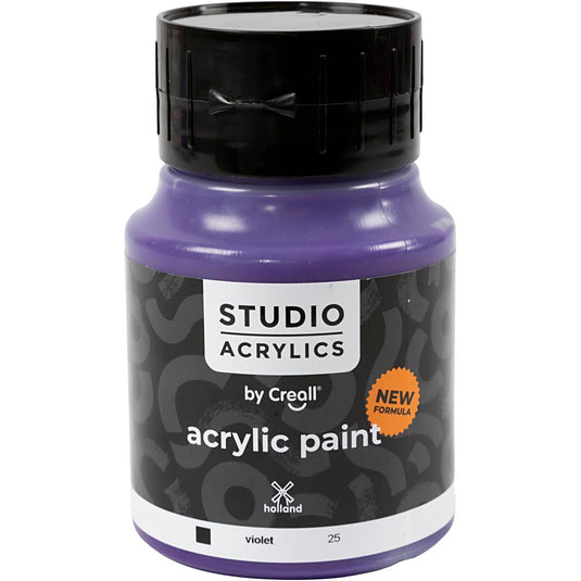 Https: www.cchobby.nl creall-studio-acrylverf-dekkend-violet-25-500-ml-1-fles