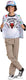 Disguise dustin child kinder kostuumset maat m of 7-8 jaar
