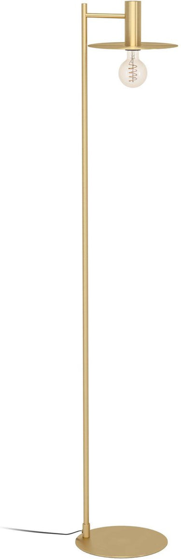 Eglo escandell vloerlamp - e27 - 156 cm - goud - staal