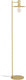 Eglo escandell vloerlamp - e27 - 156 cm - goud - staal