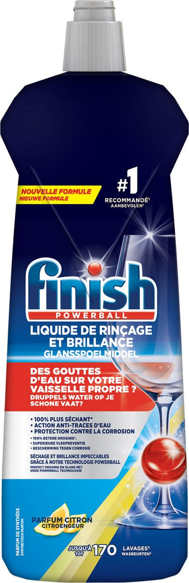 Finish spoelglansmiddel gloss + dry citroen 800 ml