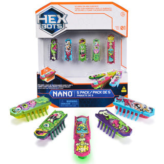 Afbeelding laden in galerijviewer, Hexbots nano gift pack 5pack (1x flash nano, 4x nano)
