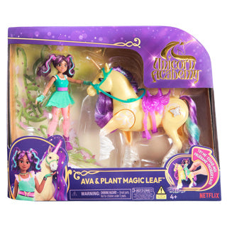 Load image into Gallery viewer, Unicorn academy pop ava en unicorn leaf met licht (11.5 cm en 12.5 cm) | 2 stuks
