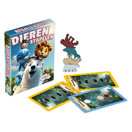 Identity games dieren stapelen spel - 2 spelers