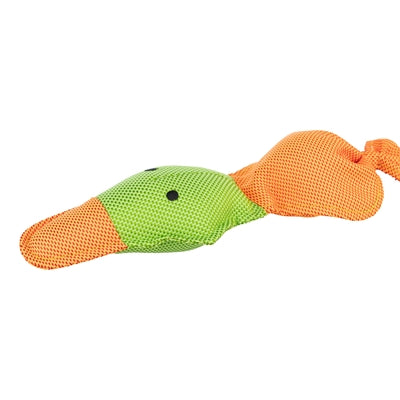Load image into Gallery viewer, Trixie eend drijvend polyester oranje
