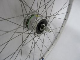 Voorwiel 28 (622) zac19 naafdynamo 6v-3w rollerbrake zilv