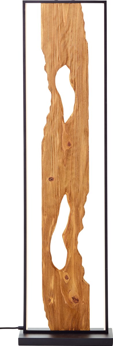Brilliant chaumont - vloerlamp - led 20w 3000k - zwart hout