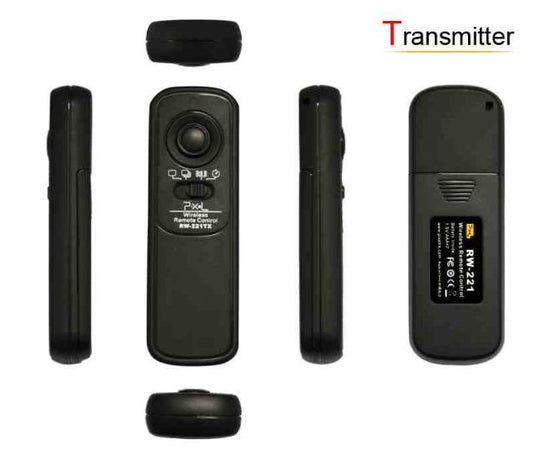 Pixel draadloze afstandsbediening rw-221 e3 oppilas voor canon