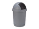 Curver roll bullet bin 50 liter zilver zwart ø39x75cm