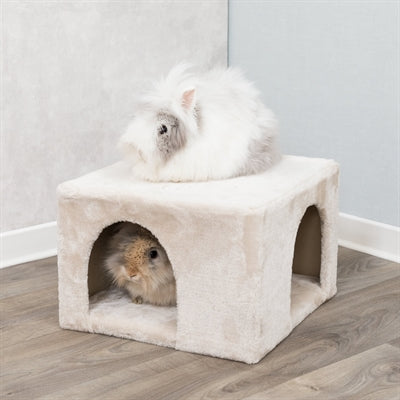 Load image into Gallery viewer, Trixie knaagdierhuis iglo pluche beige
