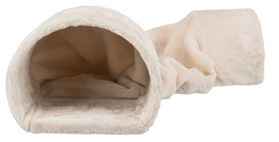 Load image into Gallery viewer, Trixie speeltunnel konijn cavia pluche beige
