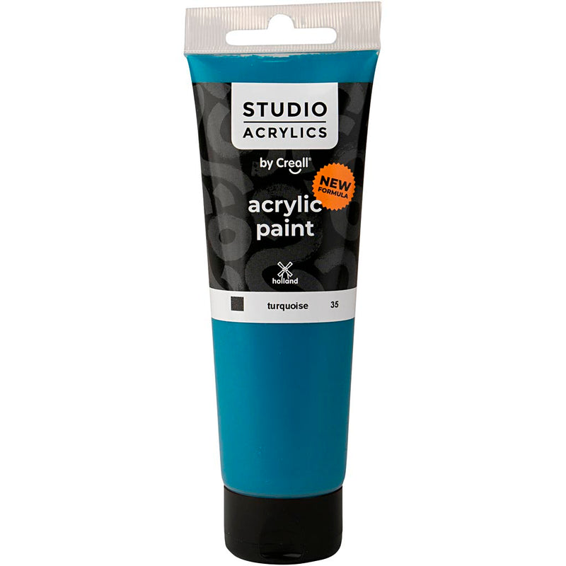 Load image into Gallery viewer, Https: www.cchobby.nl creall-studio-acrylverf-dekkend-turquoise-35-120-ml-1-fles
