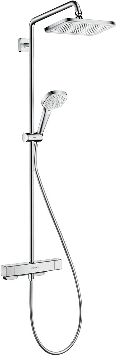 Hansgrohe croma e showerpipe 1jet met thermostaat chroom