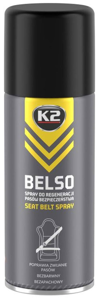 K2 b433 - veiligerheidsgordel herstelspray - 400ml - uv-bescherming - antistatisch