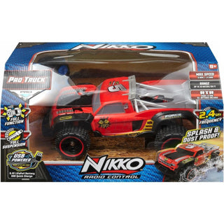 Nikko rc racing truck rood zwart