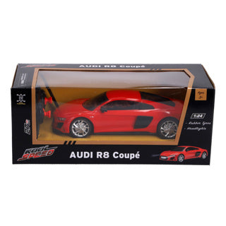 Load image into Gallery viewer, Kool speed radiografisch bestuurbare auto audi 1:24 r8 coupé rood
