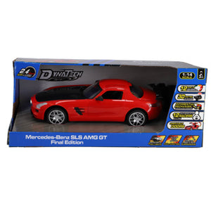 Dynatech radiografisch bestuurbare auto mercedes-benz 1:14 2.4g sls amg gt final edition rood