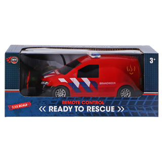 Rapid wheels radiografisch bestuurbare brandweer auto met licht | 2 stuks