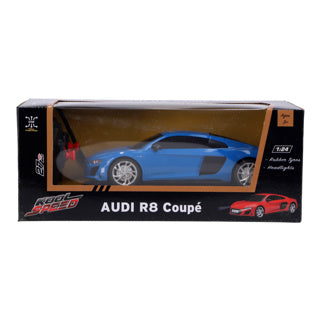 Kool speed radiografisch bestuurbare auto audi 1:24 r8 coupé blauw