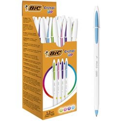 Balpen bic cristal up fun 0,35 mm kleurenassortiment