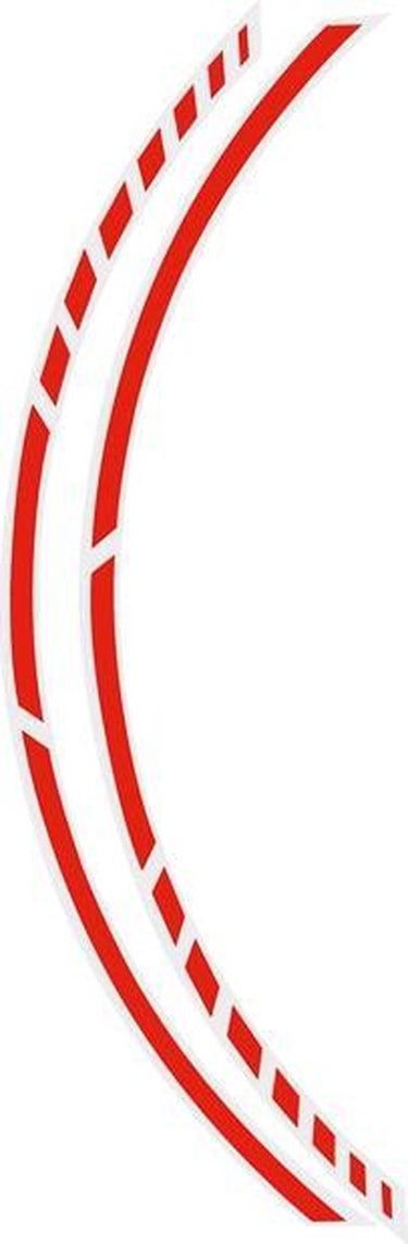 Foliatec pin-striping 'racing' voor velgen neon-rood - breedte = 7mm: 14x 41cm