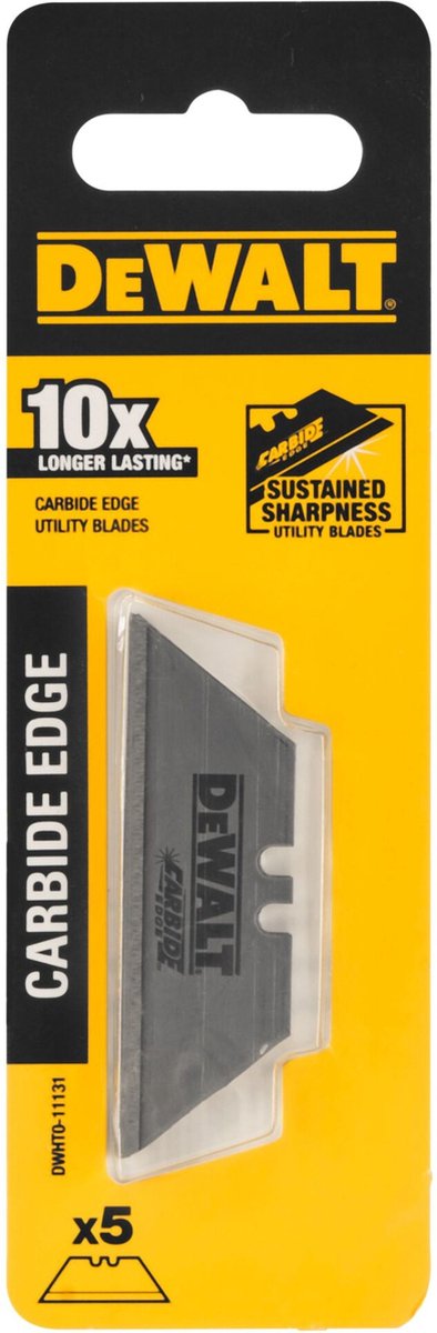 Dewalt dwht0-11131 universele trapeziummessen met wolfraamcarbide coating 5 stuk(s)