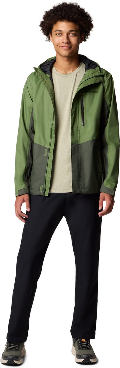 Columbia pouring adventure™ iii jacket men's jas - canteen, greenscape - maat s