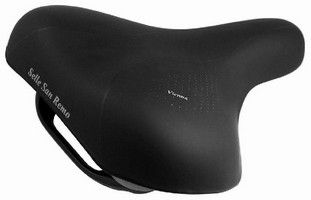 Saddle selle san remo vienna vacuum handle black (card)