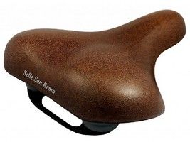 Saddle selle san remo vienna vacuum handle brown (card)