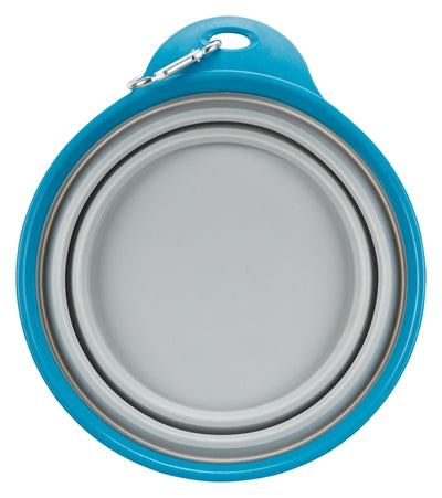 Load image into Gallery viewer, Trixie voerbak drinkbak reis stevige rand siliconen assorti
