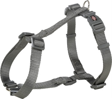 Trixie hondentuig premium h-tuig grijs