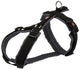 Trixie hondentuig premium trekking zwart grijs