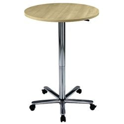 Bach statafel hammerer 70 75 x 72 - 114 cm esdoorn poot verchroomd