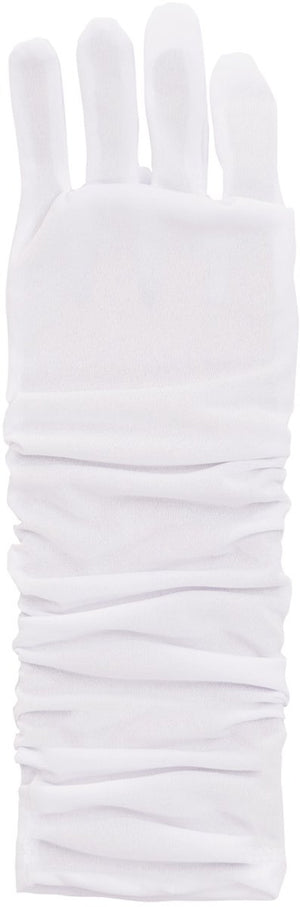 Little adventures - witte prinsessenhandschoenen – ellebooglengte