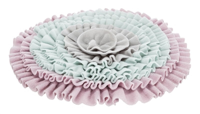 Load image into Gallery viewer, Trixie junior snuffelmat zacht roze mintgroen grijs
