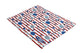 Croci Koelmat cool breeze tortuga print gestreept wit rood