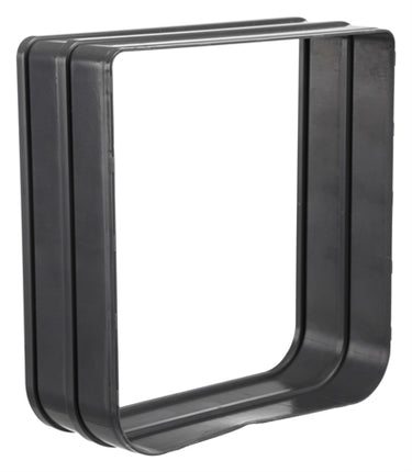 Trixie tunnelstuk voor 4-weg kattenluik 20x22 cm zwart