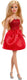 Barbie mattel 80-jubileum modepop – robijnrode jurk zilveren accenten