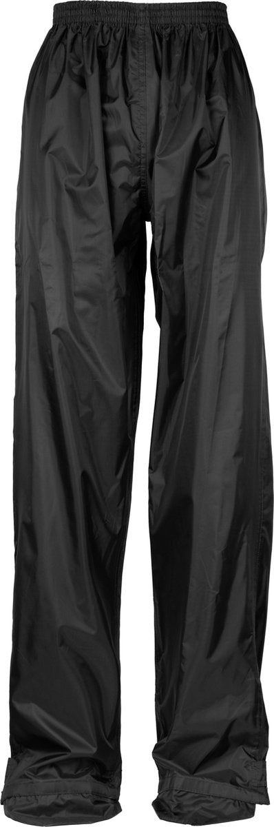 Ralka regenbroek waterdicht en met schoenbeschermer - kids - zwart - 128