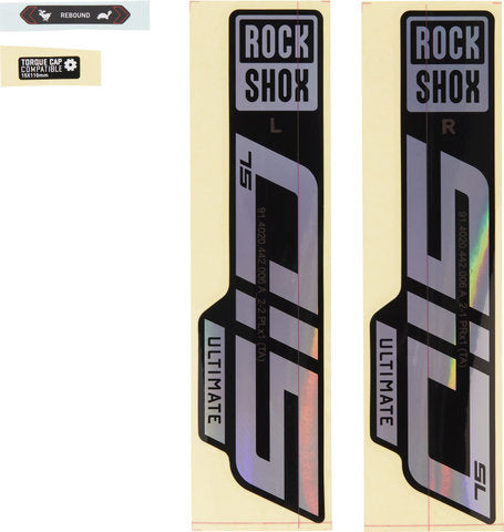 Load image into Gallery viewer, Rockshox sticker set for sid sl ultimate - 2021 model
