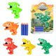 Toi-toys world of dinosaurs mini dinopistool met pijlen, 4dlg.