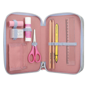 Topmodel 3-vaks etui met app team teddy