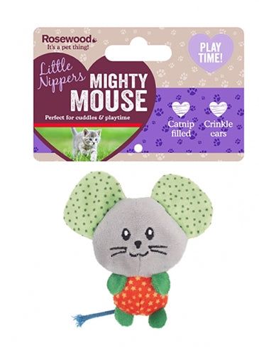 Load image into Gallery viewer, Rosewood Little nippers mighty muis met catnip
