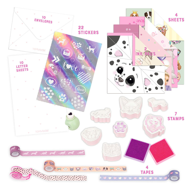 Load image into Gallery viewer, Topmodel love letter set kitty and doggy
