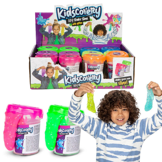 Toi-toys kidscovery confetti shake slijm maken