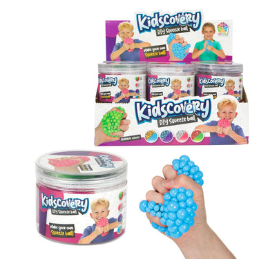 Toi-toys kidscovery maak een knijpbal in net 4 assorti