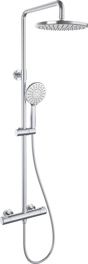 Plieger voda - compleet thermostatisch douchesysteem - chroom